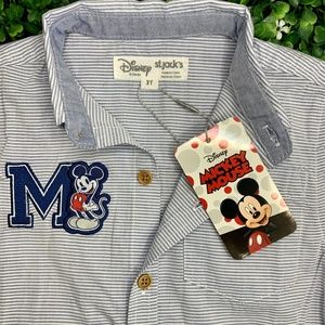 Disney Mickey Mouse Button Down Shirt